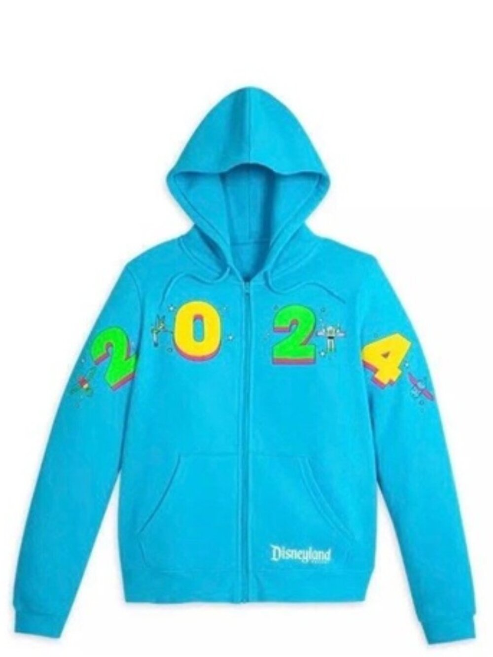 Nwt Disney Parks 2024 Zip-Up Hoodie for Women's Tinker Bell Buzz L